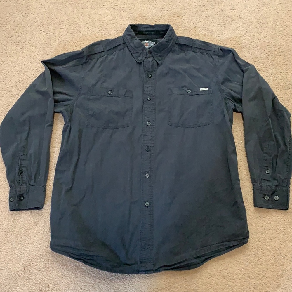 Harley-Davidson Mens Long Sleeve Shirt 96576-12VM